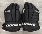 Sher-Wood Sherwood Rekker M60 Senior SR Hockey Gloves Size 14 36cm Black