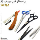 Barber Shop Hairdressing Accessories Shaving Razor Haircutting Scissors Thinning
