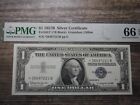 $1 1957B Silver Certificate Star Note High Grade PMG 66 Gem Uncirculated