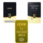 IGR 1 Gram 999.9 Fine Gold Bar in Assay