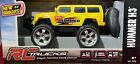 RC Trucks Yellow Hummer 2.4 GHz Simple Function Range Exceeds 80 Ft. New Bright
