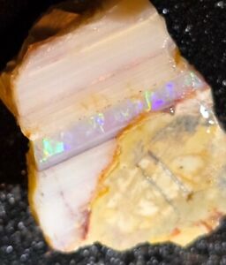 14 Grams Natural Fire Opal Fancy Rough Loose Gemstone Partially Worked
