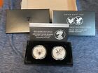 New Listing2021 W & S REVERSE PROOF SILVER EAGLE 2 COIN DESIGNER EDITION SET IN ORG PACKAGE