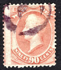 US 1873 90¢ Official Dept. of War Stamp #O93 used CV $60