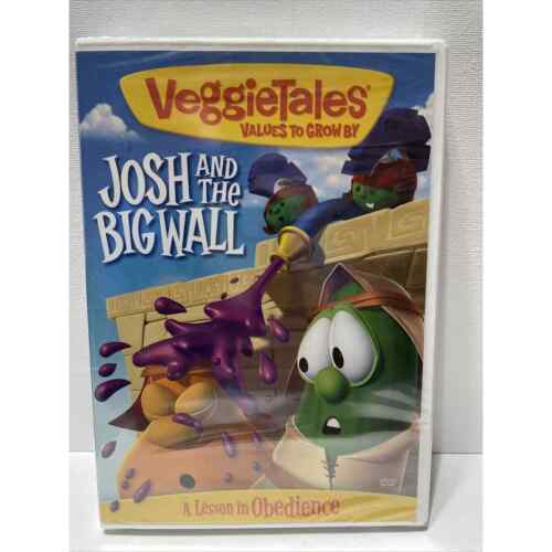 VeggieTales Josh and The Big Wall (DVD 1997) A Lesson in Obedience NEW SEALED