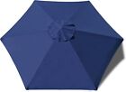 EliteShade USA 7.5FT Replacement Covers 6 Ribs Market Patio Umbrella Cover(only)