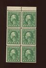 405b Washington POSITION A Booklet Pane of 6 Stamps NH (By 1559)