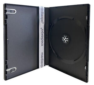 STANDARD Black Single DVD Cases 14MM Lot