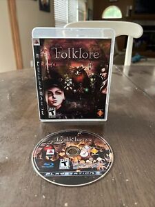 Playstation 3 Folklore (Sony PS3, 2007) Game and Case - Works
