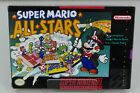 Super Mario All-Stars Super Nintendo SNES Complete In Box CIB manual USA SELLER