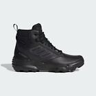 Mens Adidas Terrex Unity Leather Mid RAIN.RDY Hiking Boots Shoes Black GZ3325