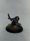 Halfling Thief Rogue Painted Miniature for D&D or Pathfinder Fantasy RPG