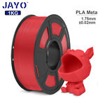 JAYO 1.75mm PLA Meta 3D Printer Filament Red 1KG Spool High Flow Clog-free
