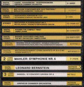 10 Titles | Classical | 13 CDs | Deutsche Grammophon CD Collection Lot