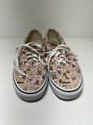 Peanuts + Vans Sz 7.5 Pink Snoopy Dance Party Shoes Lace Up Sneakers