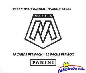 2022 Panini Mosaic BASEBALL EXCLUSIVE MASSIVE JUMBO FAT CELLO Box-180 Cards!
