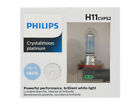 Philips H11 CrystalVision Platinum Headlight Halogen Bulbs H11CVPS2 Pack of 2