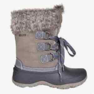 Khombu Slope Arctic All Weather Fur Leather Snow Boot Women's 8