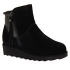BEARPAW Megan Suede Water- and Stain-Repellent Boot - Black - Size 10M (EURO 41)