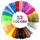 New Listing32 Colors 3D Pen PLA Filament Refills, Each Color 10 Feet, Total 320 Feet, Pack
