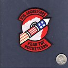 Original 336th FS ROCKETEERS Aggressors USAF F-15 EAGLE Squadron Patch +V