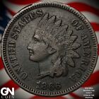 1866 Indian Head Cent Penny Y0643
