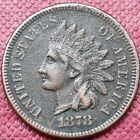 1878 Indian Head Cent 1c Better Grade XF #69171