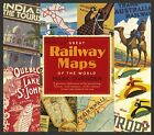 Great Railway Maps of the World by Ovenden, Mark Book The Fast Free Shipping