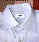 Nice Mens Brioni L/S Button-Front Dress Shirt Light Grey Italy 16.5 34/35 Large