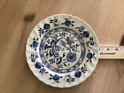Wood & Sons English Ironstone BLUE FJORD Pattern Blue & White 8-Inch Salad Plate