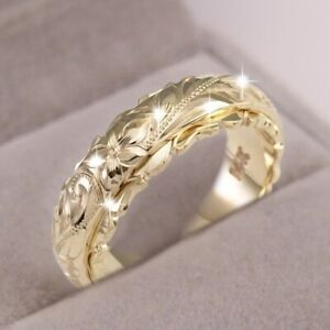 Elegant Ring Women 925 Silver Filled Jewelry Ring Size 6-12