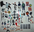 Naruto Action Figure LOT 2002 * RARE Mark Sasuke + Others + EXTRAS