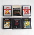 ATARI 2600 Video Game System LOT OF 6 CARTRIDGES See Description UNTESTED Lot #2