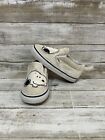 Vans Classic Slip On Peanuts Snoopy White Furry Toddler Shoes 721356 Sz 8