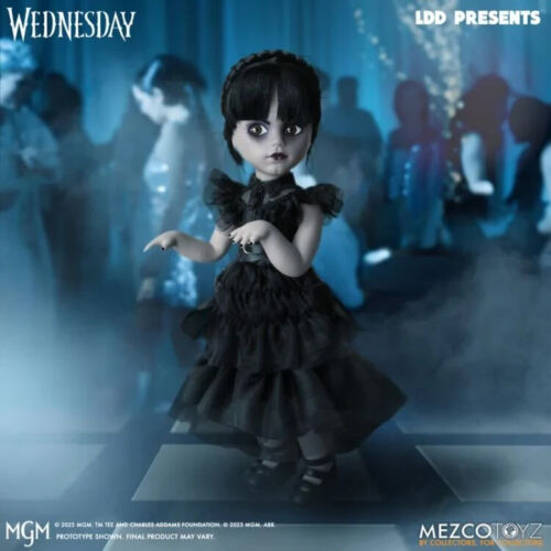 Mezco Toyz Addams Family Living Dead Dolls Wednesday Addams Rave'N Dance InStock