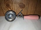 Vintage Mechanical Ice Cream Scoop with Pink Handle Made In Japan MCM