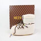 Moon Boot Icon Low Faux Fur Boots With Beads In Cream (14094700001) - US 8-9.5