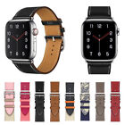 38/42mm 41/45mm Genuine Leather Band Strap For Apple Watch Series 8 7 6 5 4 3 SE