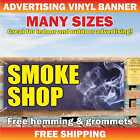 SMOKE SHOP Advertising Banner Vinyl Mesh Sign vape oil tobacco cigarettes hookah