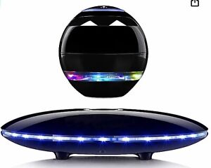 NEW WB-46 Infinity Orb Magnetic Levitating Bluetooth Speaker Black UNIQUE GIFT