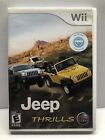 Jeep Thrills (Nintendo Wii, 2008) Complete w/ Manual - Tested Working