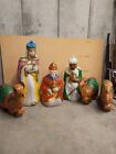 Vintage 3 Wise Men And 3 Camel Blow Molds
