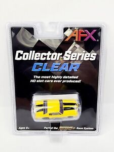 AFX COLLECTOR SERIES CLEAR MEGA G+ CHEVELLE SS YELLOW HO SLOT CAR NEW NICE!!!