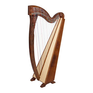 Roosebeck 36-String Celtic Meghan Harp w/ Chelby Levers - Knotwork