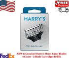 Genuine! Harry's Men's Razor Blades 4 Count - 5 Blade Cartridges Refills