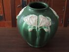 EPHRAIM POTTERY - #113 BLOOMING POPPIES VASE - DISCONTINUED - BEAUTIFUL PIECE!