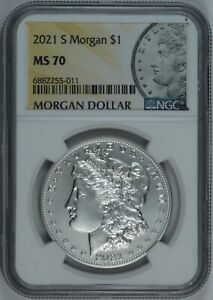 2021-S NGC MS70 Morgan Silver Dollar San Francisco