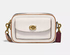 Original Packaging NWT Coach Chalk Multi Double Zip Pouch WILLOW CAMERA BAG $275