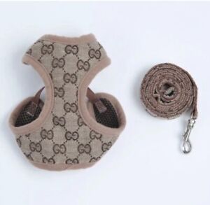 luxury dog harness and leash set all sizes