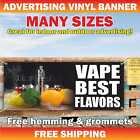 VAPE FLAVORS Advertising Banner Vinyl Mesh Sign Smoke shop vapors oil